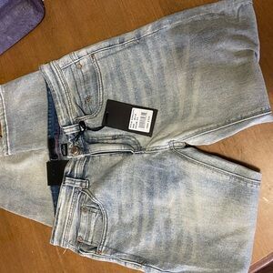 Stylish Men's Skinny Jeans in Light Blue